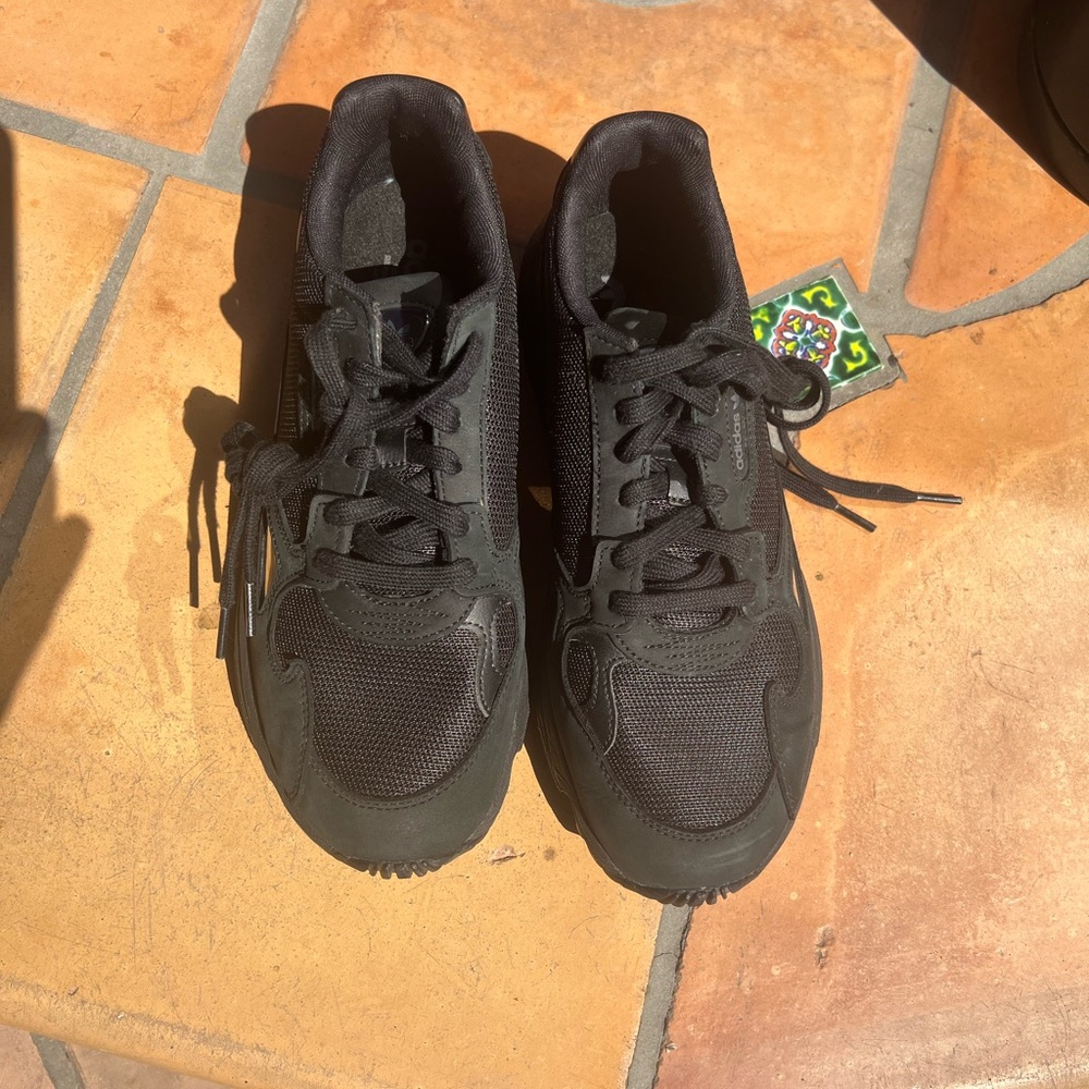 Black Adidas Falcon Sneakers